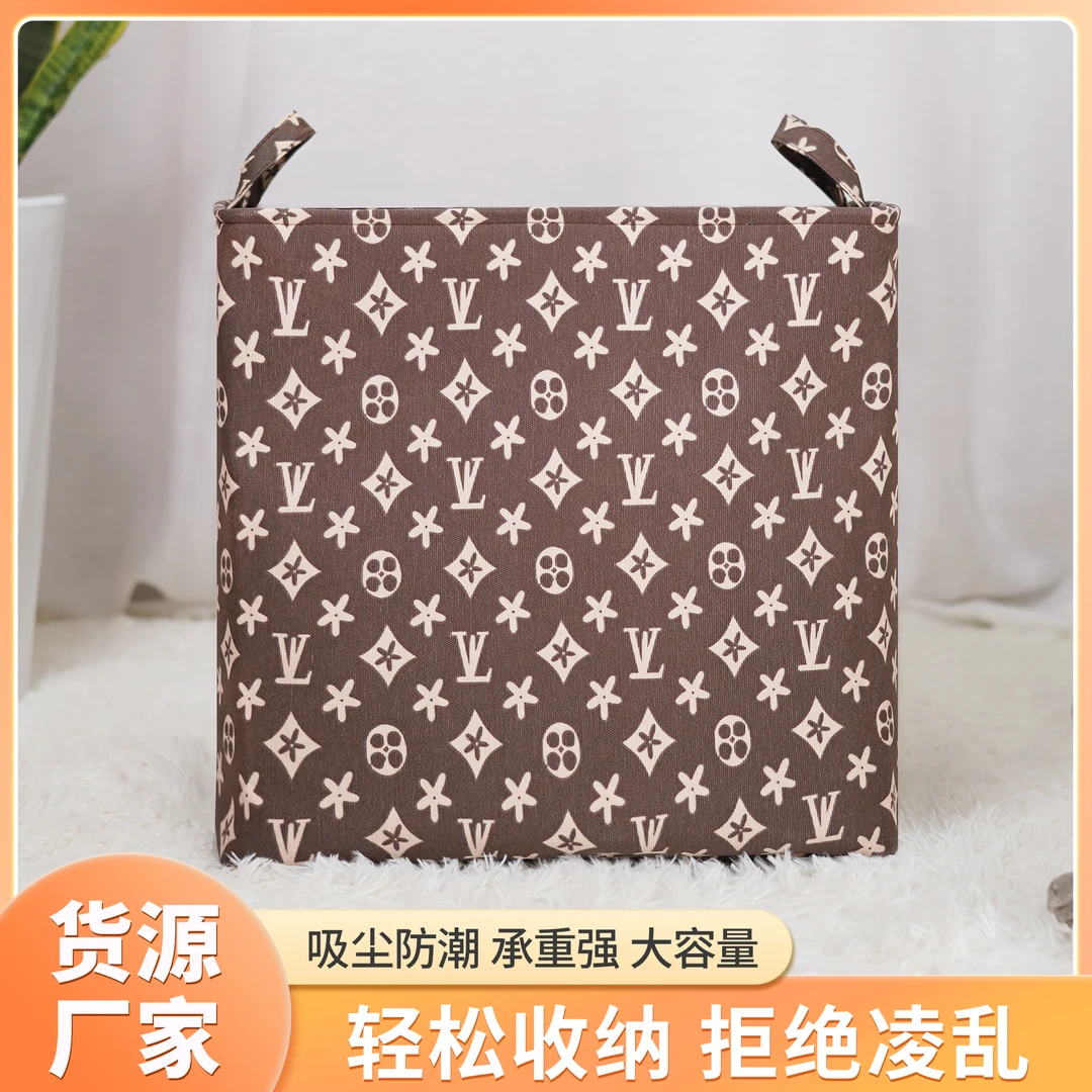 100升棕色多功能搬家整理箱防尘防潮防水被子衣服家用储物收纳筐