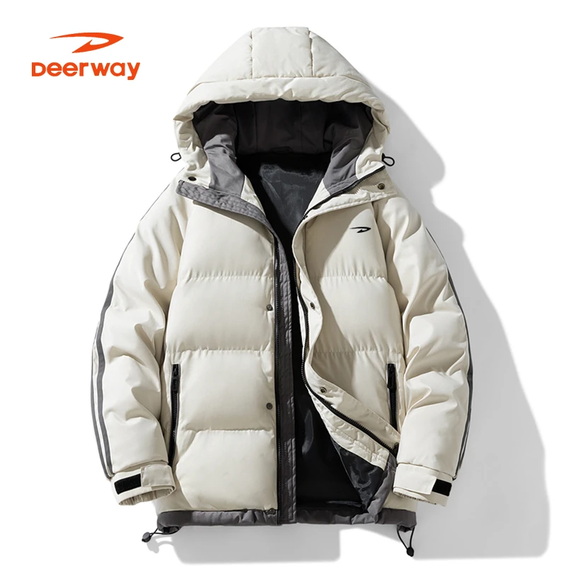 冬季保暖防寒连帽棉服经典百搭防风防水冬装棉服