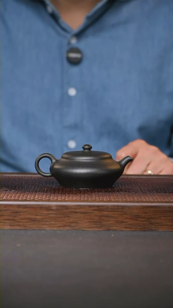 【闪购商品】紫砂茶壶柿圆   朱泥捂灰   120cc