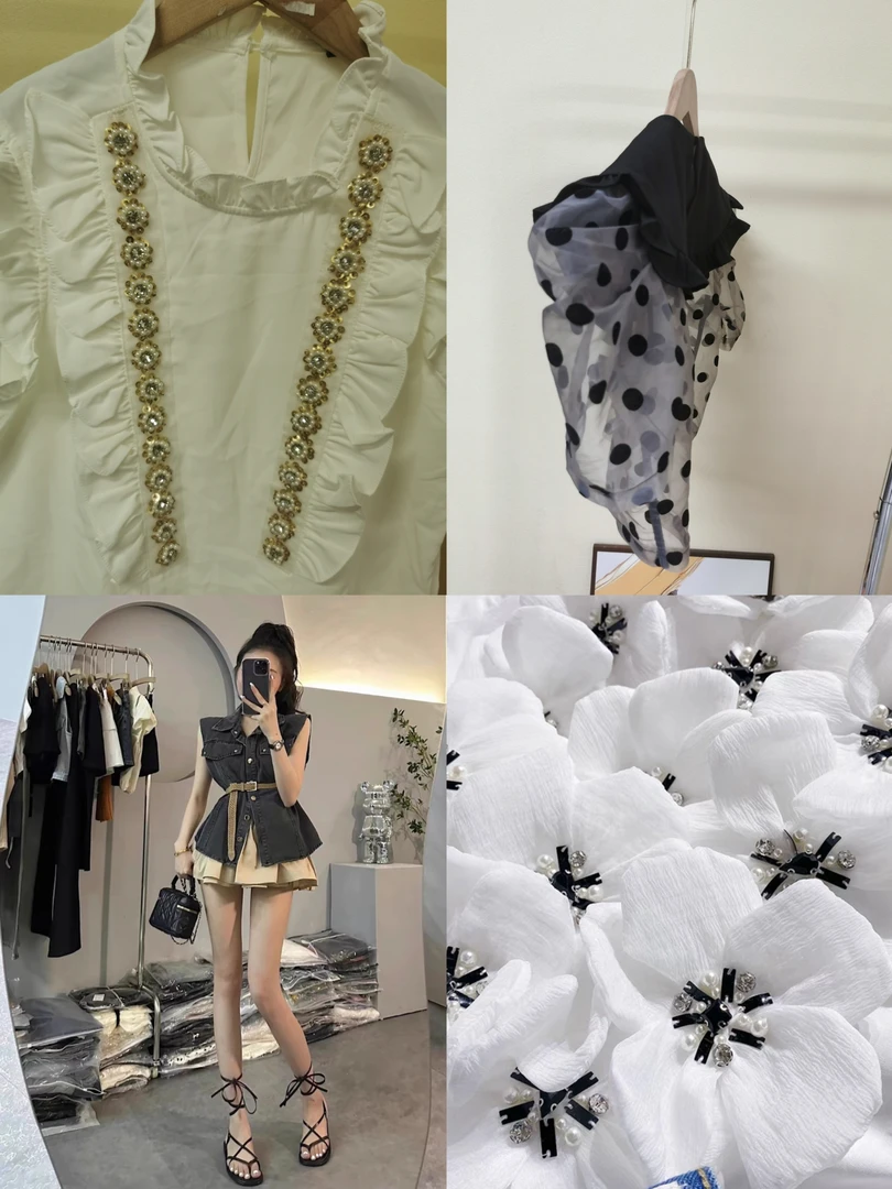 气质连衣裙上衣女装时尚百搭夏季