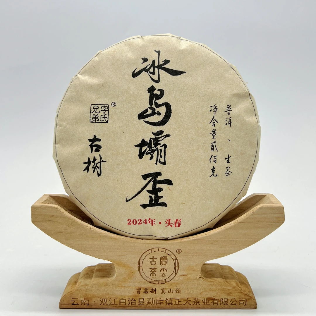 2024冰岛坝歪古树头春 普洱茶（生茶）200克 艺术款