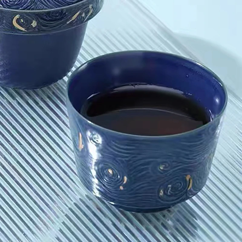 星空杯 主人杯陶瓷功夫茶具