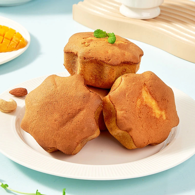 一麦番古法老蛋糕（未添加蔗糖）400g*2 早餐 零食古早味经典软糯