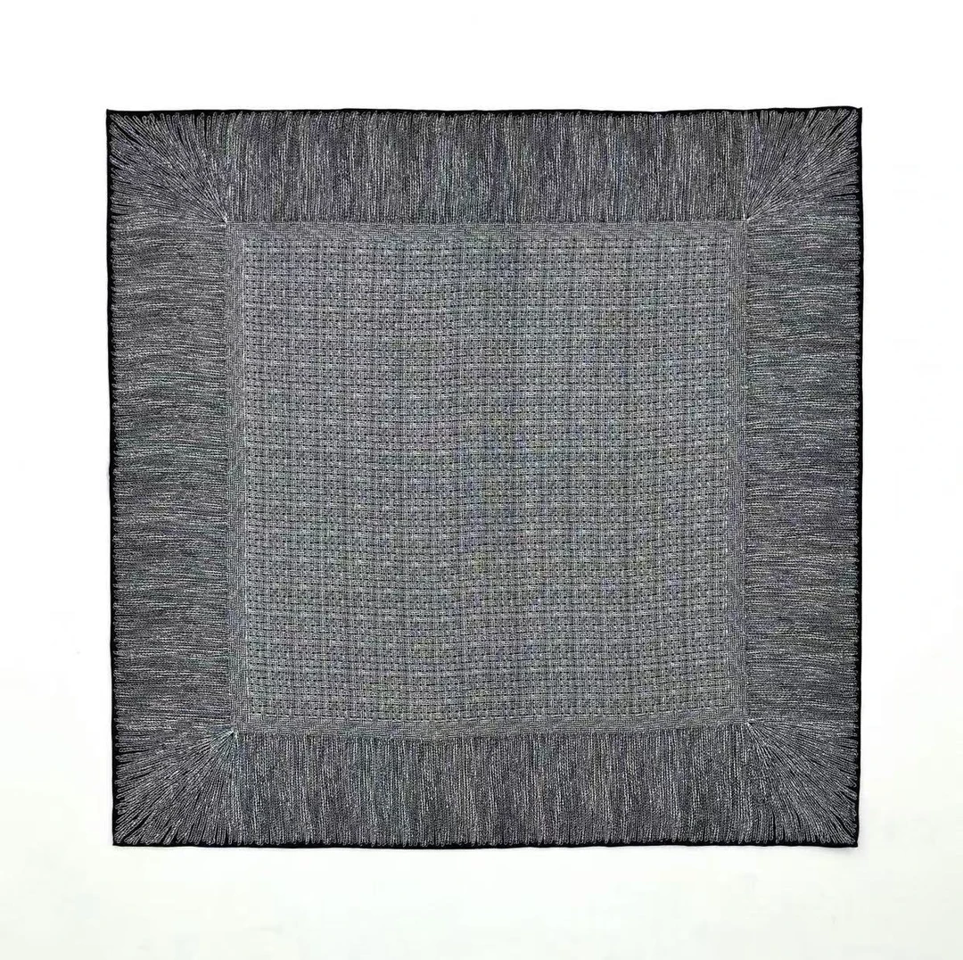 桑蚕丝羊毛【编织印象135cm左右】简约百搭真丝羊毛女士方巾