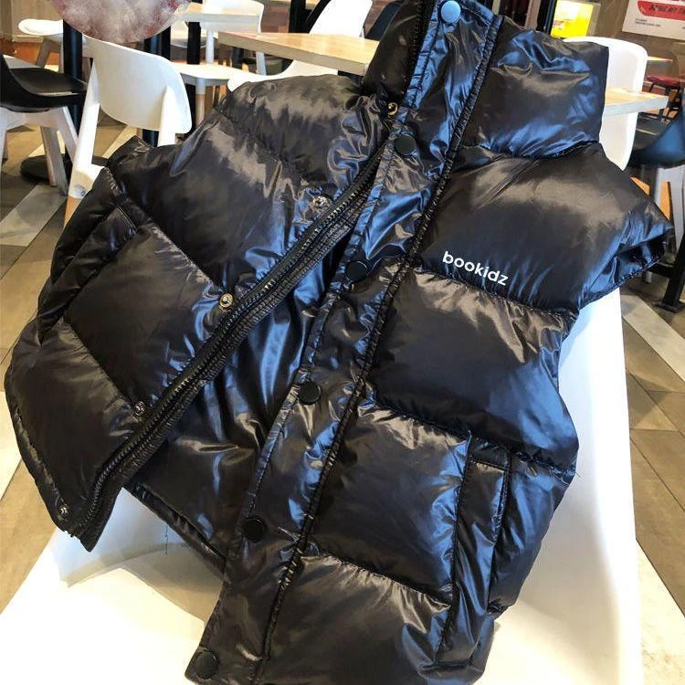 反季清仓秋冬季儿童羽绒马甲男童加厚外穿背心女童中大童马夹洋气