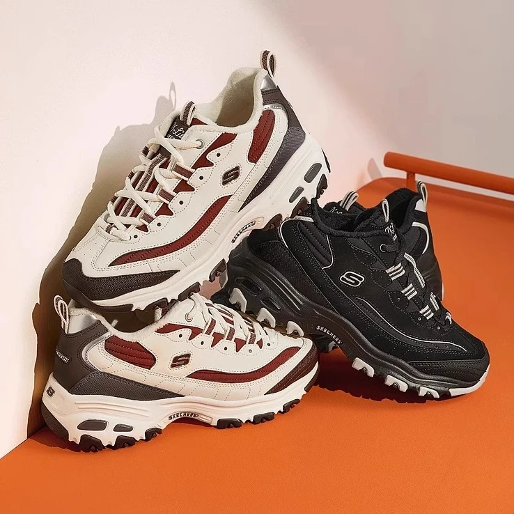 Skechers斯凯奇女子运动休闲鞋秋季复古老爹鞋高复古百搭896269