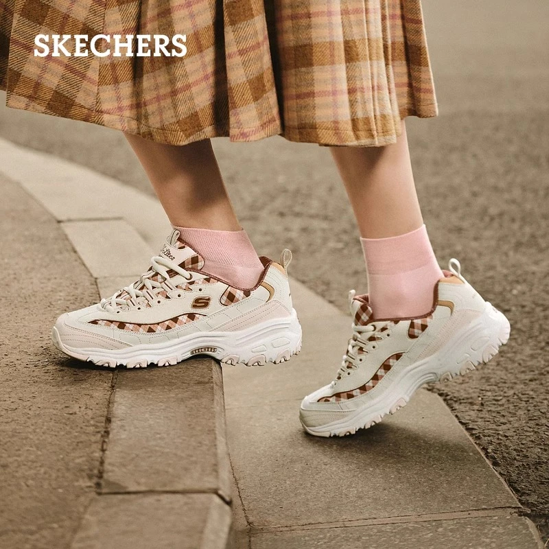 Skechers斯凯奇美拉德秋熊猫鞋老爹鞋舒适复古百搭休闲运动896271