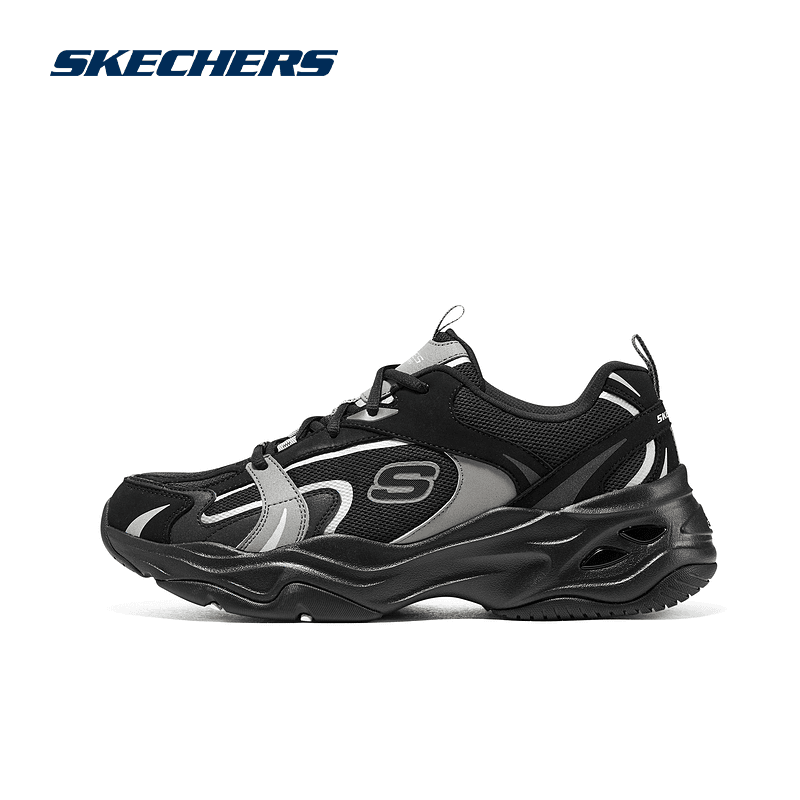 Skechers斯凯奇新款舒适轻便绑带户外鞋男鞋休闲时尚运动鞋894192