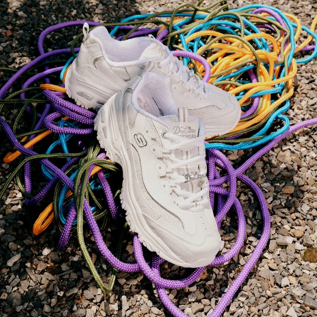 【夏季钻石熊】斯凯奇十周年运动跑步厚底百搭增高熊猫老爹鞋12241