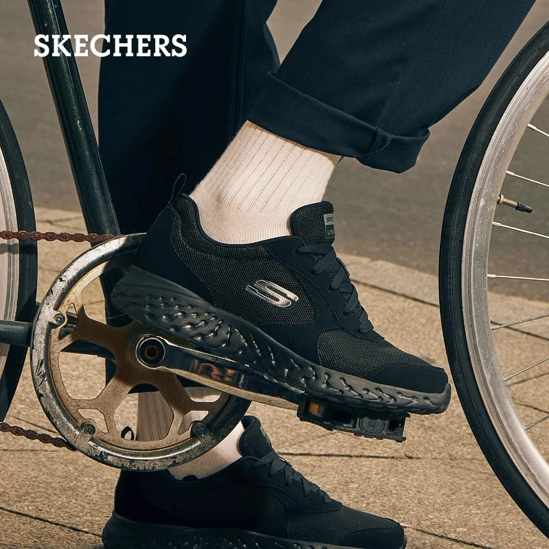 Skechers斯凯奇春夏季运动鞋男防滑舒适休闲鞋网面跑步鞋8790121