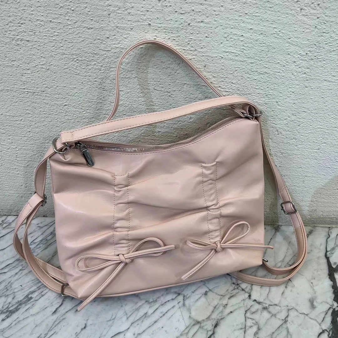 【摇摇小众女包】三用包小众韩版蝴蝶结新款时尚百搭多功能便携轻便