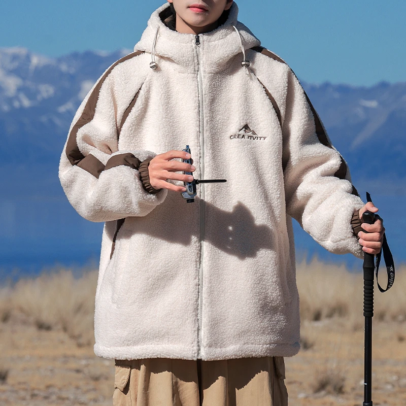 迈特优冬季外套连帽棉衣男士保暖棉服XH 9329