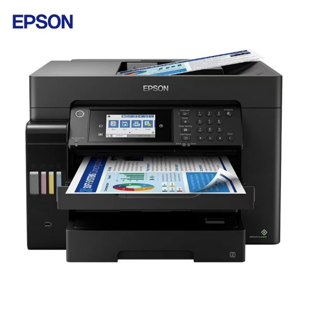 爱普生EpsonL15158 A3+ 彩色喷墨打印机 复印扫描 商务办公