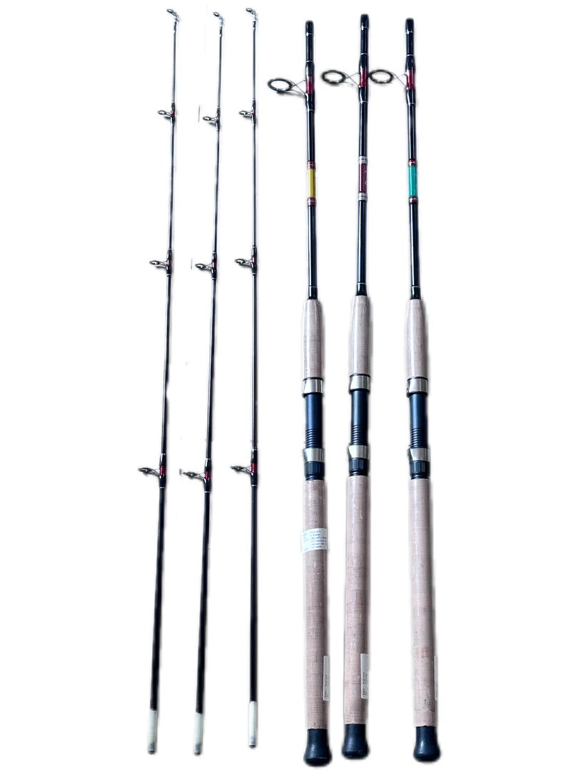 欧洲飞马混合碳直柄船竿深水巨物竿1.8M