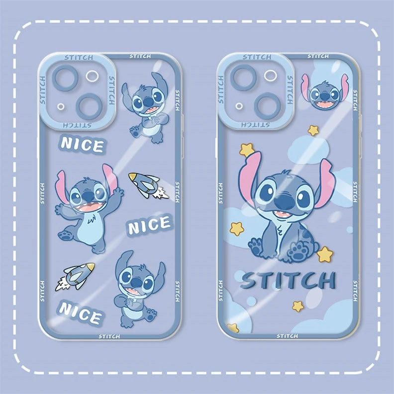 适用苹果/华为/小米/oppo/vivo可爱迪士尼史迪仔天使之眼手机壳