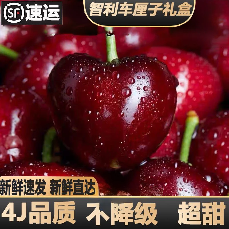 【顺丰空运】智利进口车厘子1-5斤装1J-4J级大樱桃新鲜水果肉厚多汁