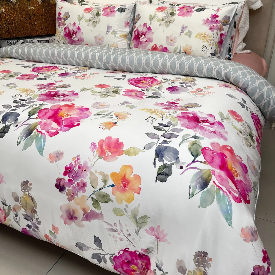 【花戒指】精选！全棉数码印花床单-安娜