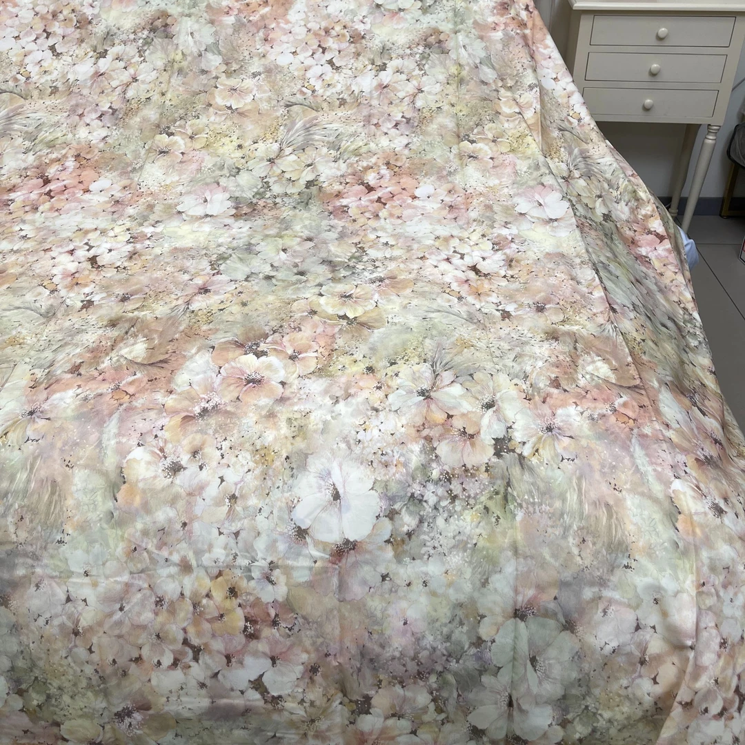 [花戒指]精选!纯棉数码印花床单-流莲