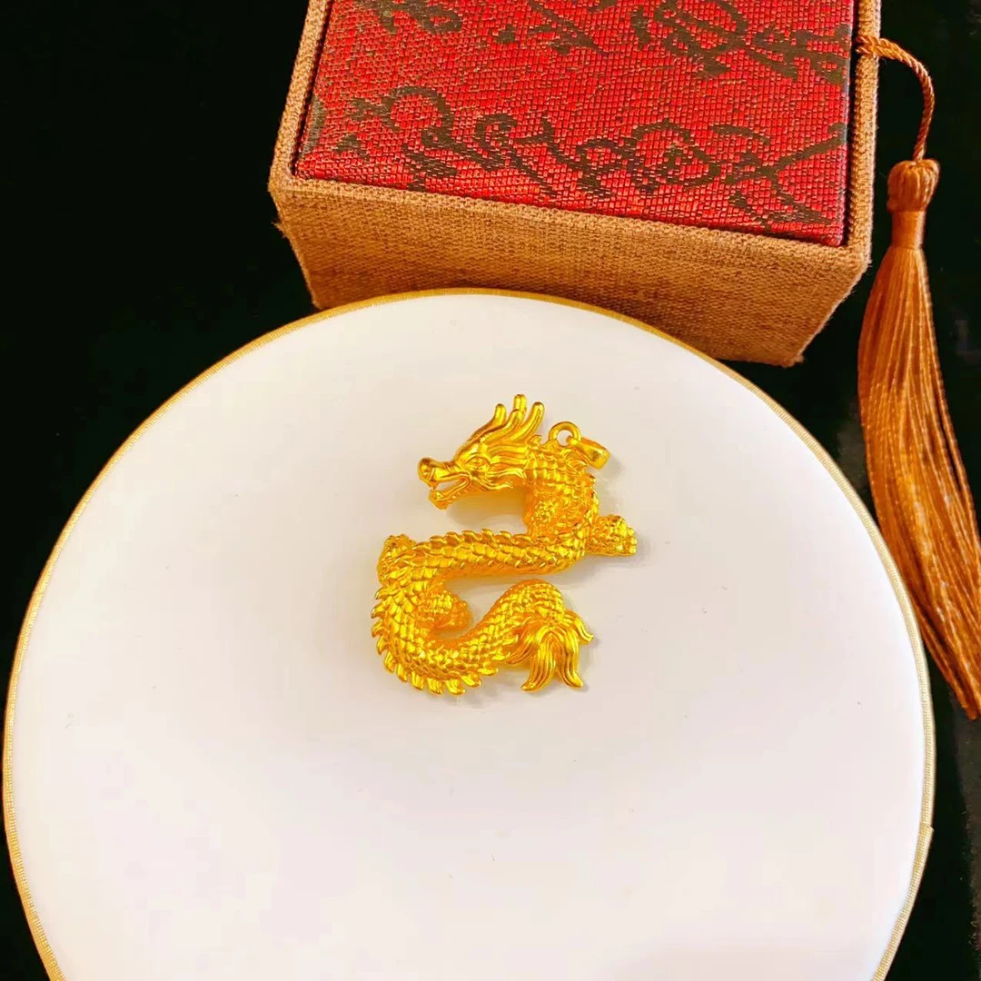 铜合金吊坠 龙行天下吊坠