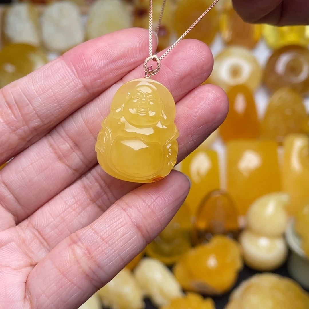 【闪购商品】蜜蜡颈饰未镶嵌涛****哥