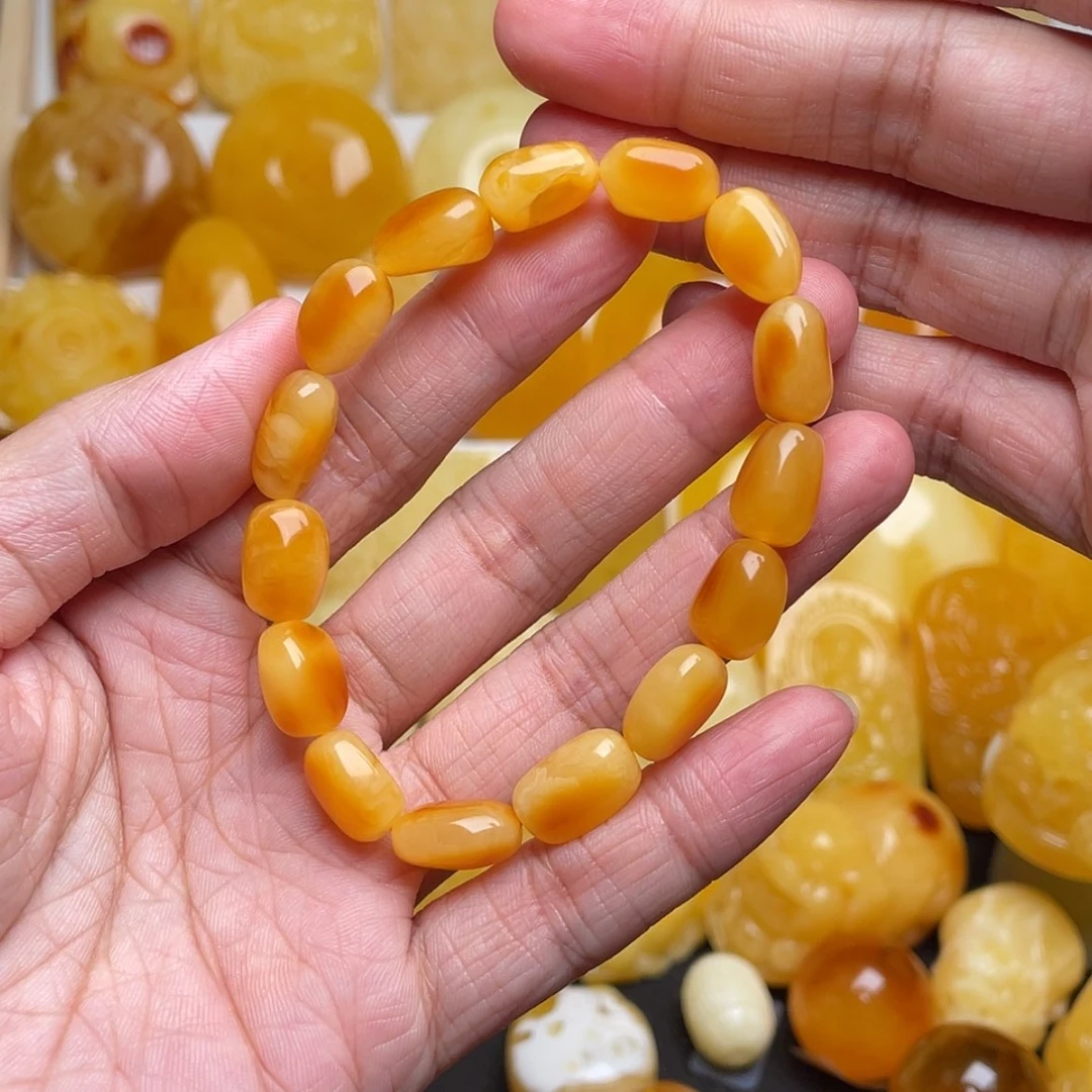 【闪购商品】蜜蜡手链未镶嵌C****喵
