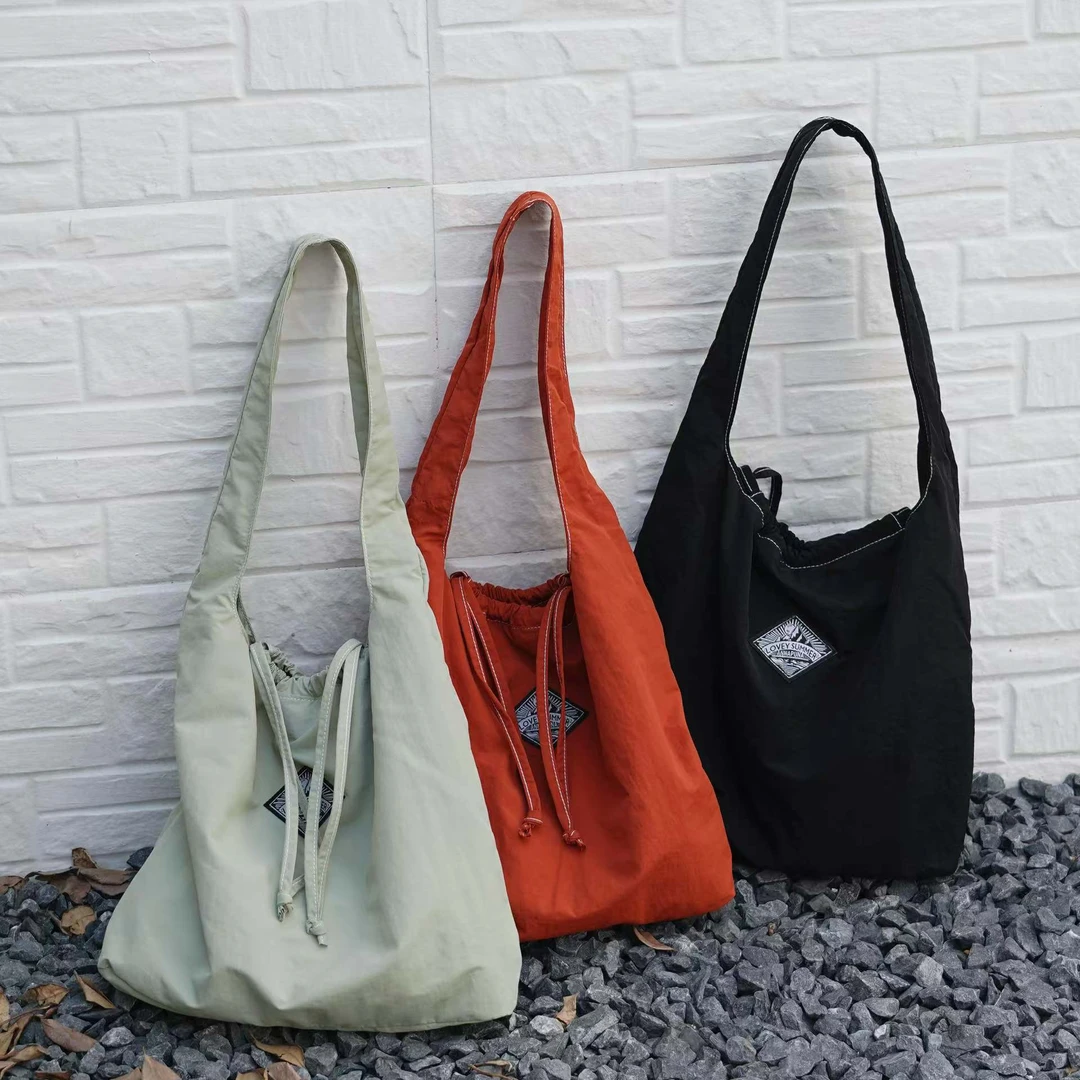 【B01-B50】韩版ins慵懒风包包时尚小众防水尼龙简约休闲