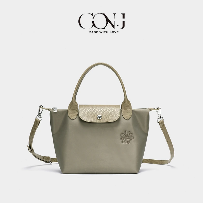CON.J法式轻奢休闲时尚通勤女士轻便简约单肩手提手拎斜挎包