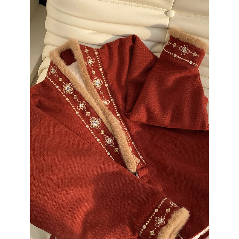 花仙记 长乐 红色外套