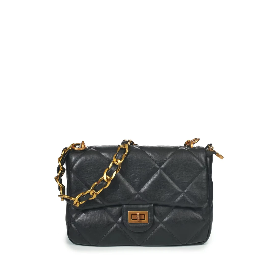 新款菱格链条小方包轻奢时尚百搭斜挎包潮流女包