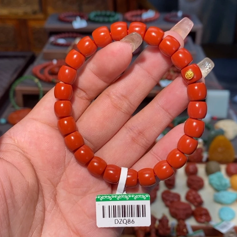 【闪购商品】南红玛瑙手链未镶嵌钱****?