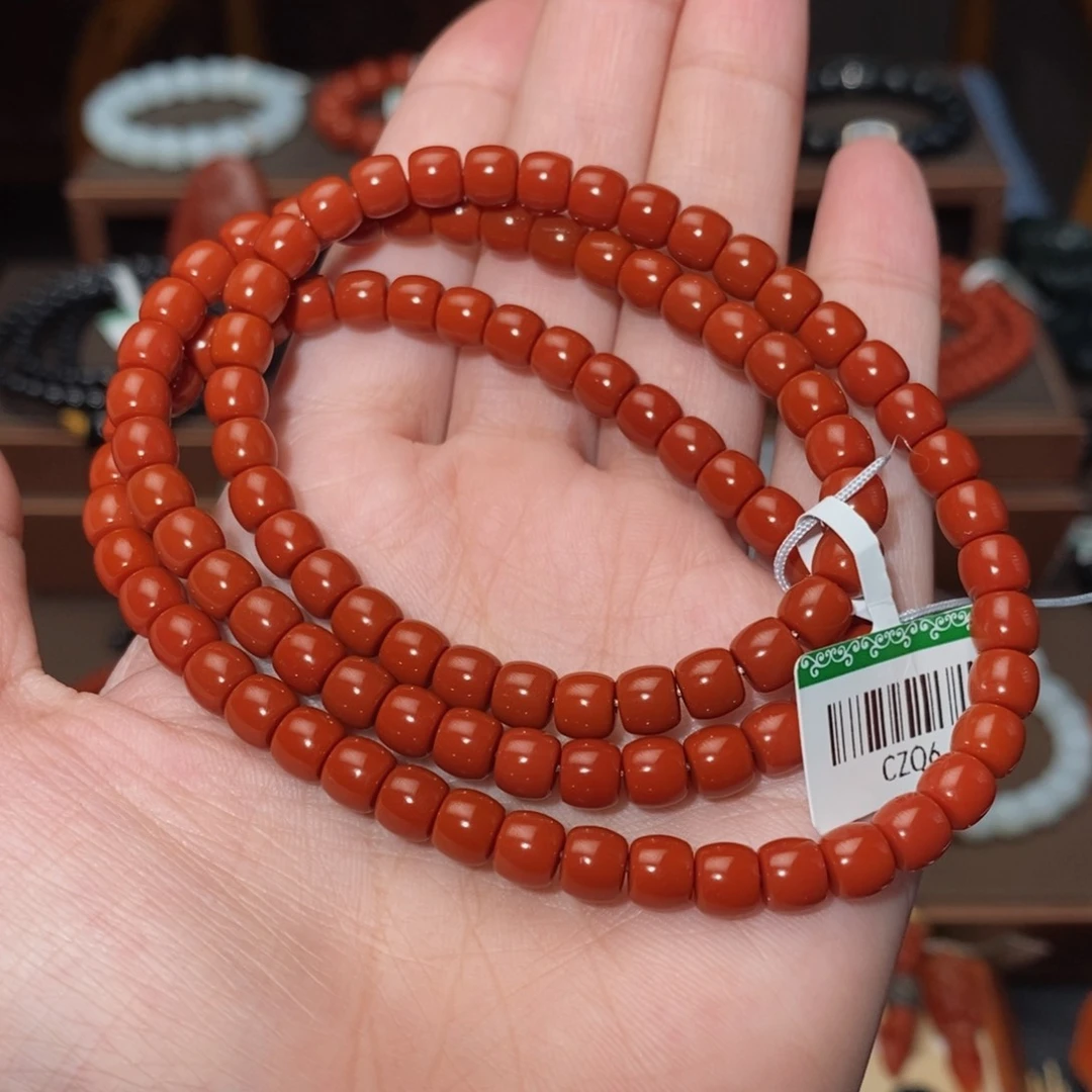 南红玛瑙手串未镶嵌