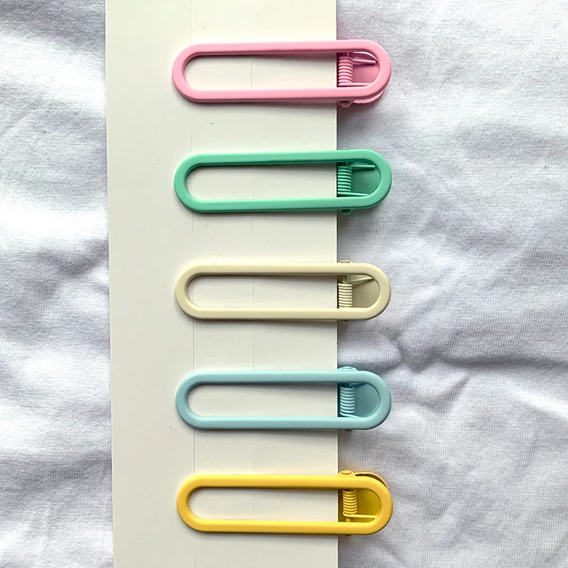 糖果色发夹侧边夹U形夹手工百搭少女发饰彩色通用可爱