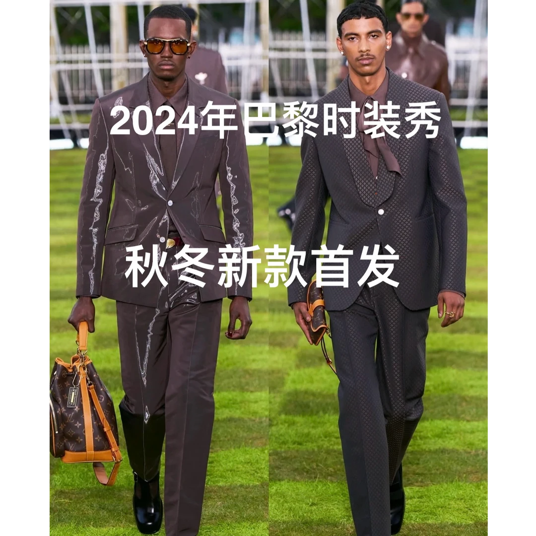 轻奢联名系列棒球服时装秀男装夹克男士休闲黑色