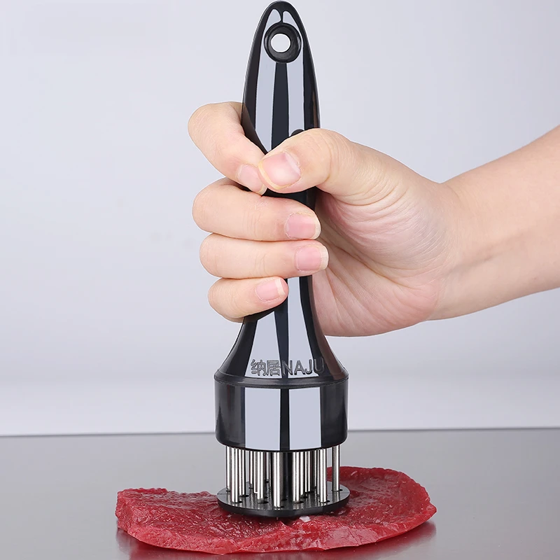 点砚点砚不锈钢拍牛排工具松肉针锤子敲打家用扎孔断筋扣肉插扎肉