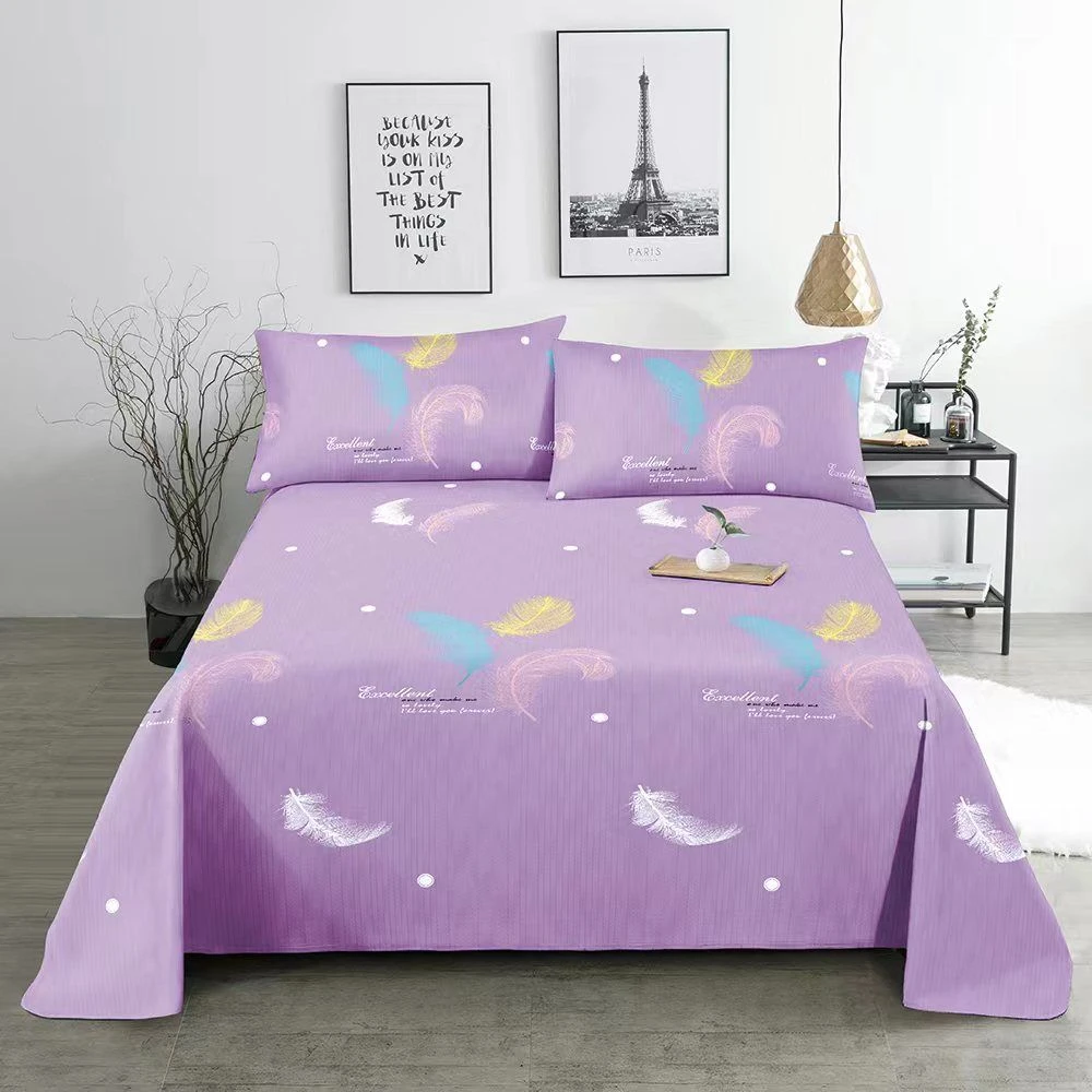 100纯棉全棉床单上海老式国民宿舍单双人加厚床单透气吸汗被单