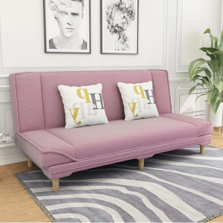 小户型沙发床可折叠两用出租屋房经济型公寓简约双人三人布艺民宿