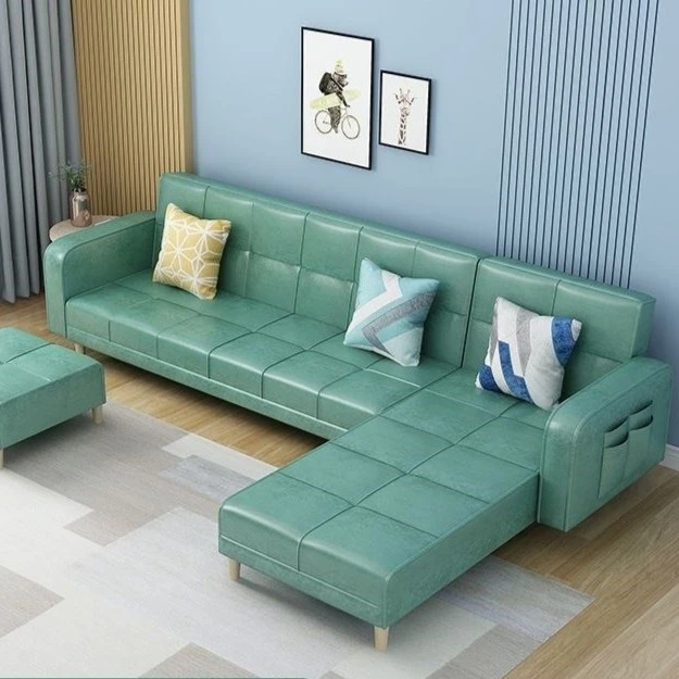 小户型沙发床两用折叠床多功能出租房家用布艺脚踏公寓贵妃椅客厅