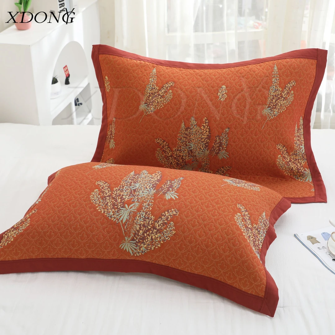 XDONGY（冬云家纺）50*80 高定蚕 蛹蛋白肽巴山蜀枕巾一对装