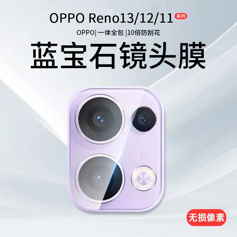 适用OPPOreno14镜头膜reno14pro后摄像头保护膜13/13pro钢化贴膜