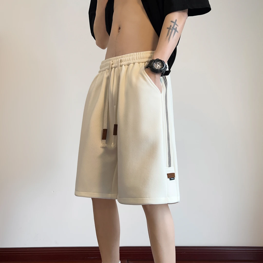 夏季男士短裤潮牌潮流2025新款美式高街运动百搭宽松休闲五分裤子