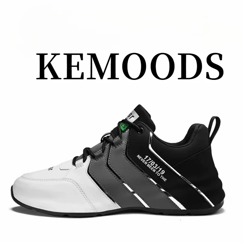 KEMOODS  轻奢品质男鞋秋冬潮流包底老爹鞋运动透气软底休闲鞋
