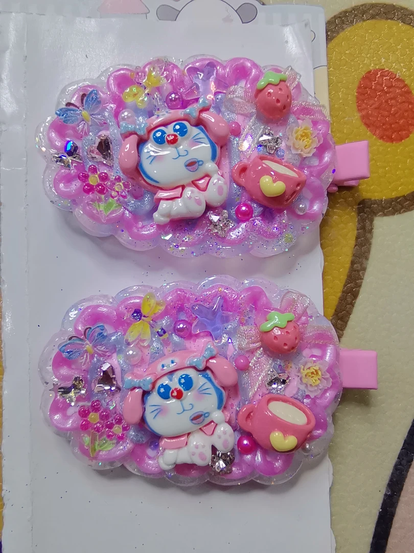 奶油胶发夹，直播间补差专拍