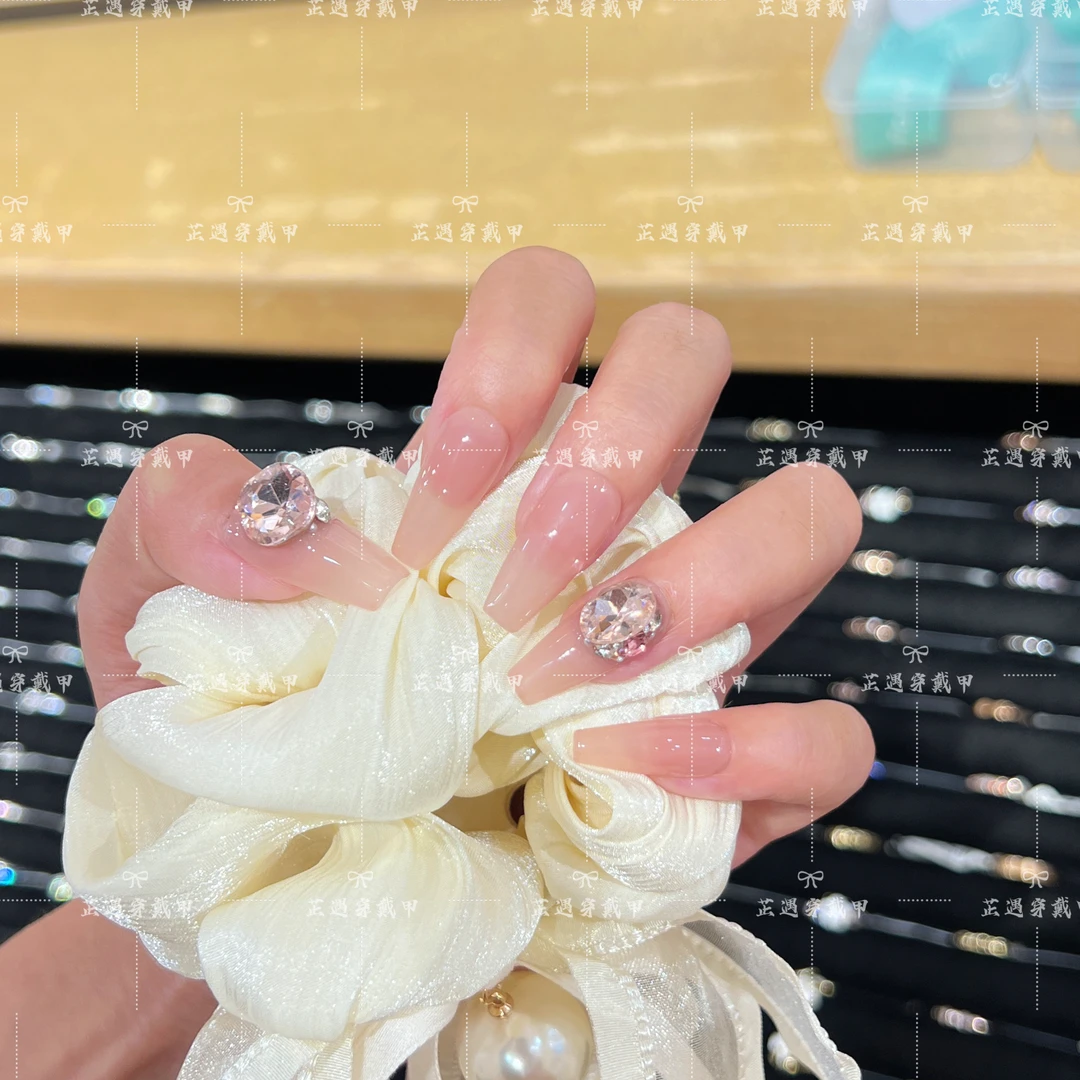 【贵妃】纯手工穿戴甲 嬛嬛裸色 可拆卸重复穿戴