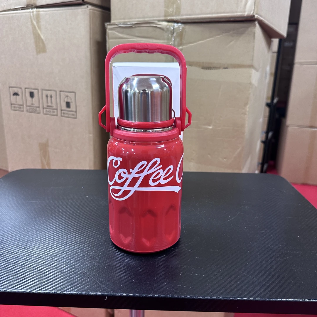 保温杯可乐杯红色大容量