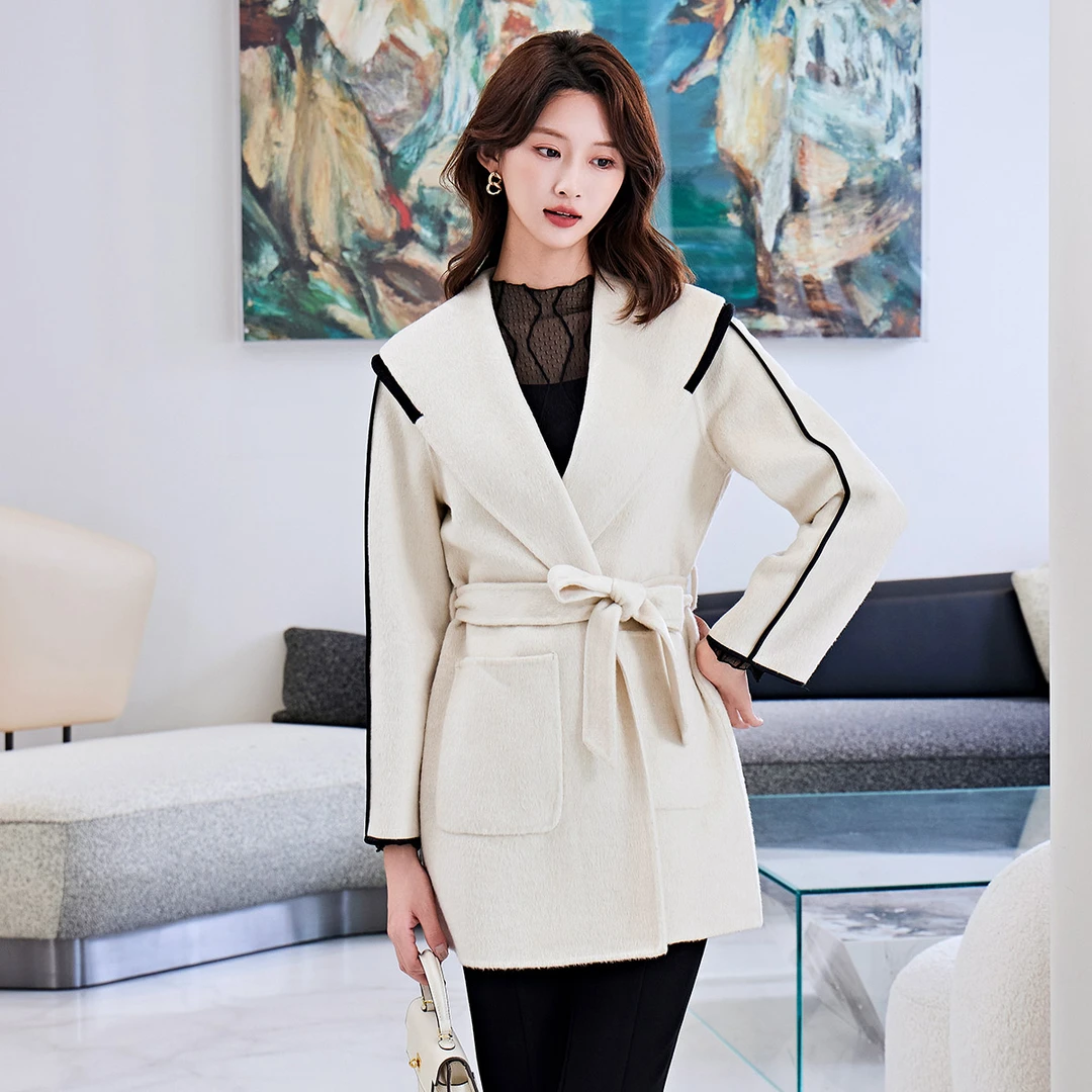 【商场同款】秋冬新款双面呢大衣Z573032