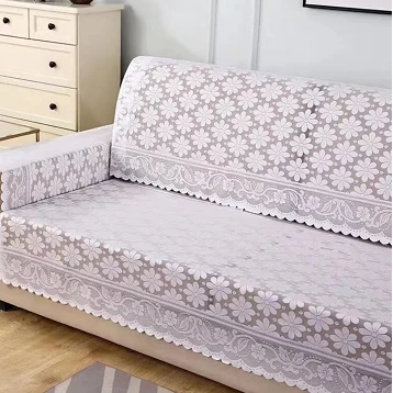 芊诗结【4米长一米宽】百合花冰丝百搭巾沙发垫搭巾