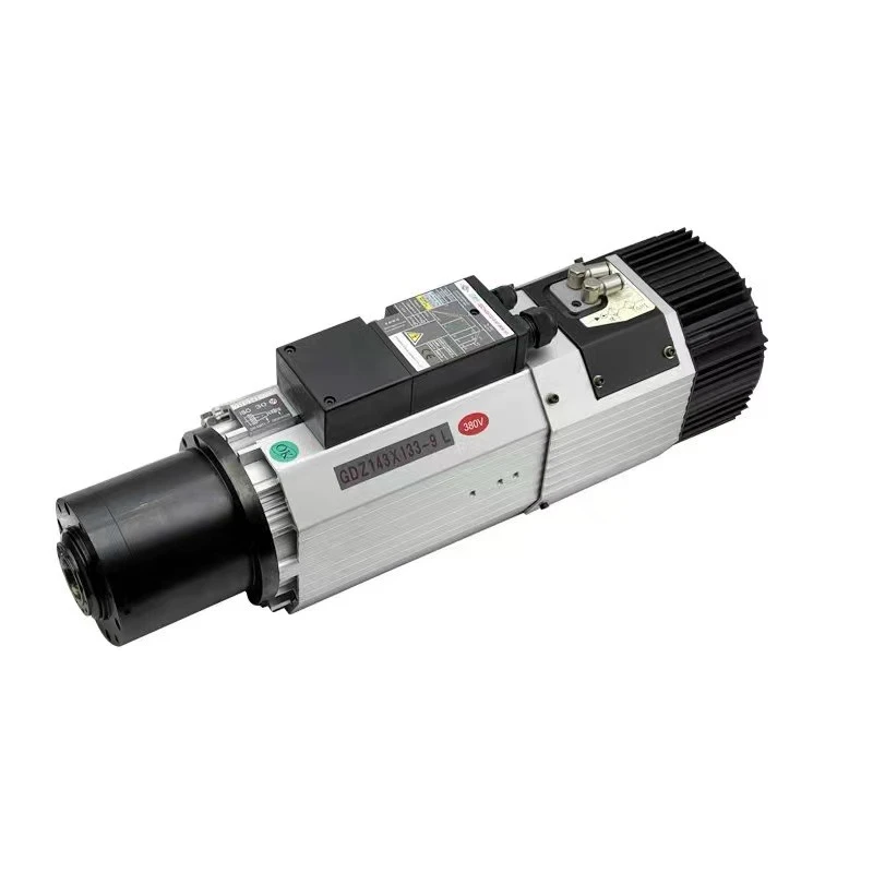 9kw电流自动换刀主轴直排主轴开料机换刀主轴