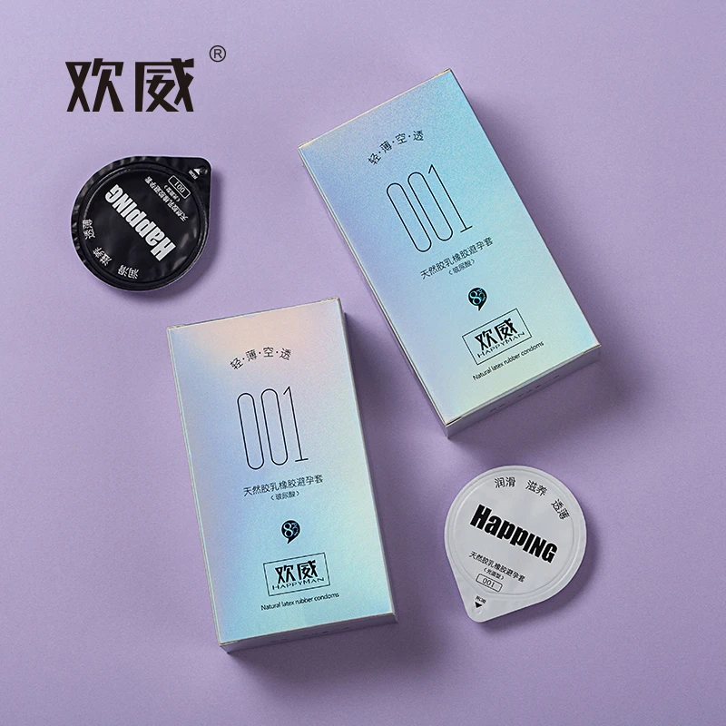 欢威超薄情趣安全套天然胶乳橡胶避孕套男用成人用品套套byt组合