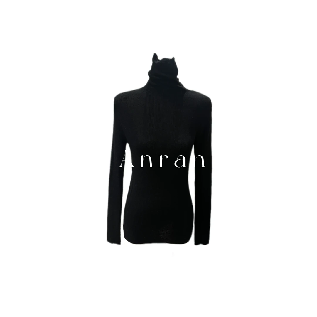 安然【打底衫】新款高定设计师款轻薄休闲百搭时尚女士3200