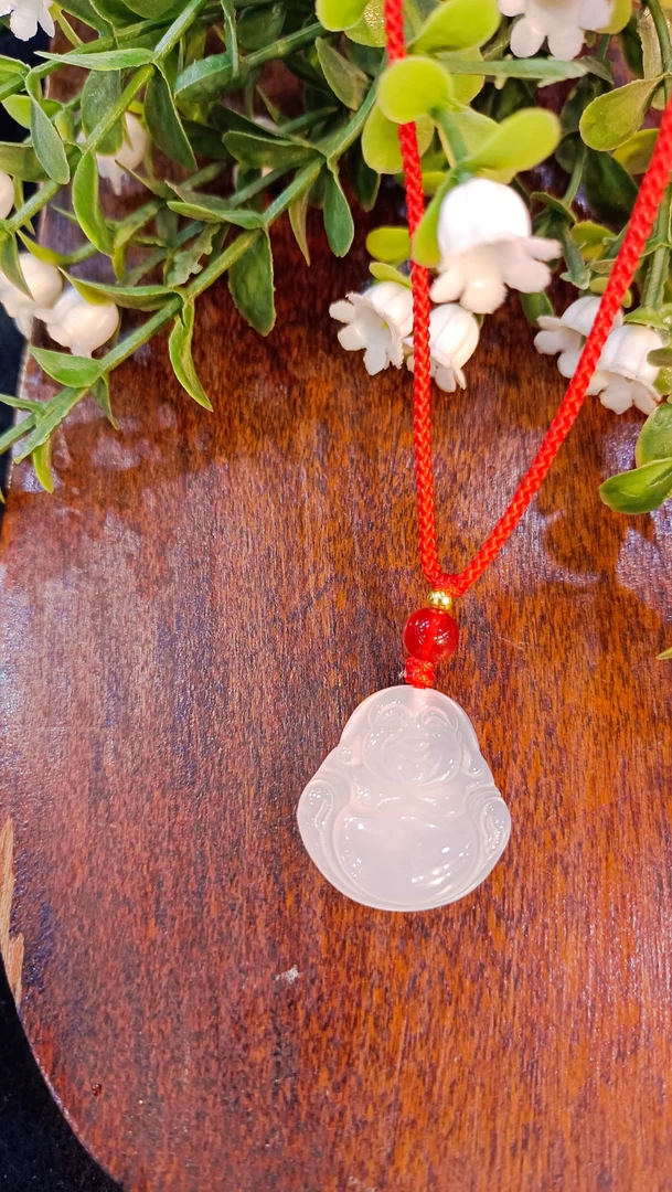 天然玛瑙佛公吊坠